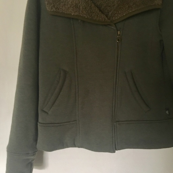 Army Green warm Prana Jacket - Picture 4 of 6